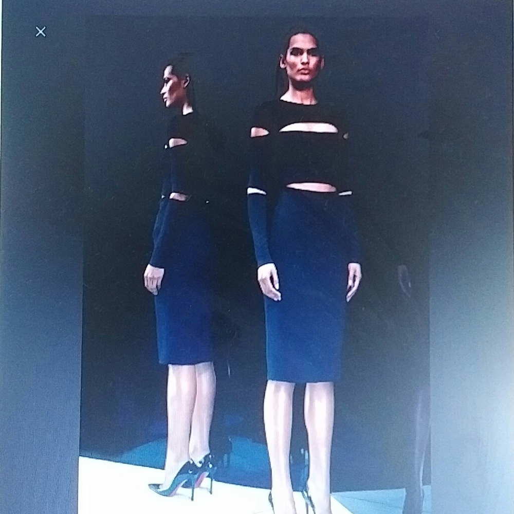 CUSHNIE - Cut Out Dress